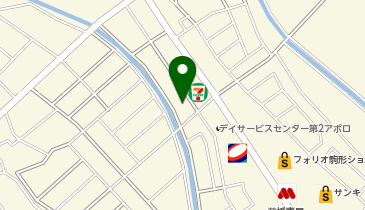 牛乳屋の村岡前橋センターの地図画像