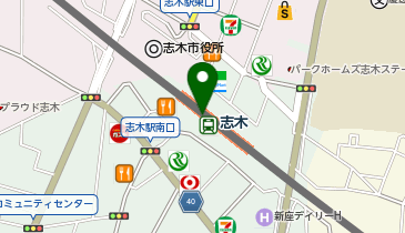 パステルねこねこチーズケーキエキア志木店の地図画像