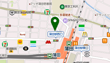 邦楽アカデミー蒲田校の地図画像