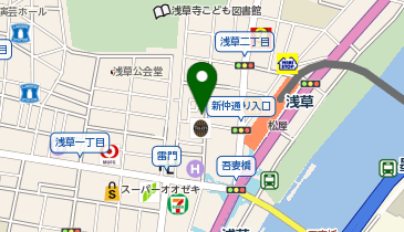 江戸とんぼ玉みはるの地図画像