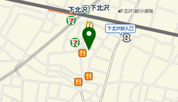 ペットスマイル下北沢の地図画像