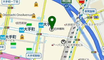 スカイビューレックス大手町店の地図画像