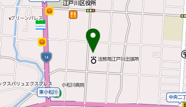 ニチイケアセンター江戸川中央の地図画像