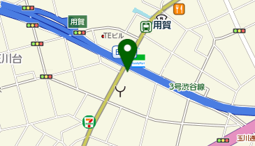 クリーニンググッド 用賀2号店の地図画像