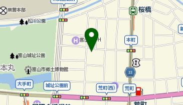 元祖どないや富山桜木町店の地図画像