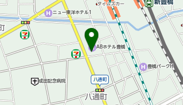 帝人ヘルスケア株式会社名古屋支店豊橋営業所の地図画像