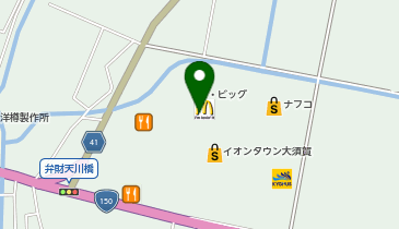 マツオカ大須賀店の地図画像