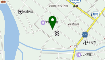 飛騨市役所 地域振興課 ひだ森のめぐみの地図画像