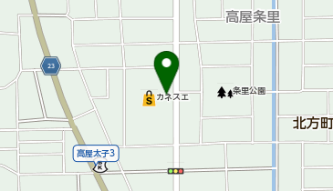マツオカ高屋店の地図画像