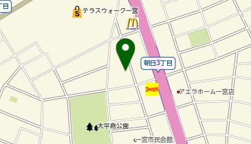 ママルシェ一宮店の地図画像