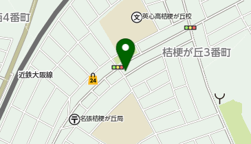 にぎり忠次郎名張店の地図画像