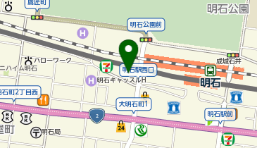 姿勢専科KCSセンター明石中央の地図画像