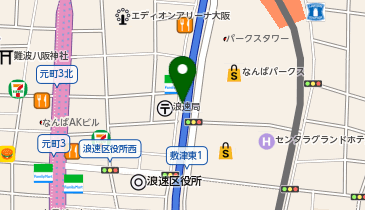 美術舗常行の地図画像