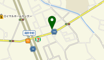 PETSALONONE・ONE深井店の地図画像