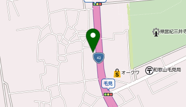韓丼和歌山紀三井寺店の地図画像