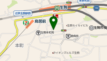 あらものおおにしの地図画像
