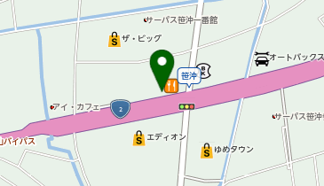 フトン巻きのジロー倉敷笹沖店の地図画像