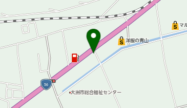 なかた整体院の地図画像