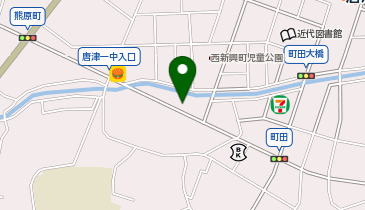 文具のナカシマ唐津店の地図画像