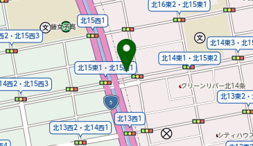 ぴくしーずはうす北15条の地図画像