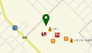 イオンモール旭川西イオン旭川西店の地図画像