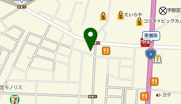 ファディー(FARDI)宇都宮中今泉店の地図画像