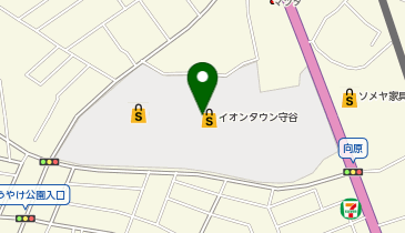 手芸の丸十守谷店の地図画像