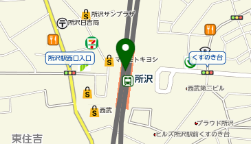 イセタンミラーメイク&コスメティクスグランエミオ所沢店の地図画像