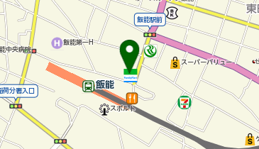 美容室しふぉん飯能店の地図画像