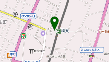 ちちぶ雇用活性化協議会の地図画像