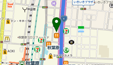 秋葉原コットンヘアセット専門店の地図画像