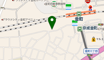 パールクリーニング金町店の地図画像