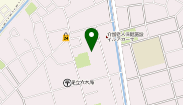 ミモザ足立六木の地図画像