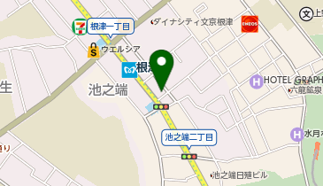 オアシス根津の地図画像