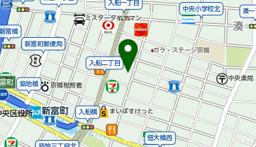 RUBURE東銀座の地図画像