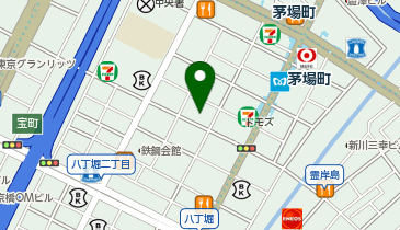 大漁丼家たまや茅場町店の地図画像