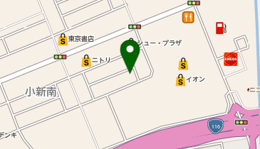 エックスモバイル小新店の地図画像