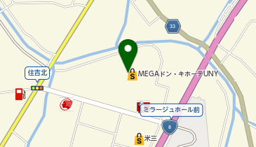 ラ・パックスワールドMEGAドン・キホーテユニー(UNY)魚津店の地図画像