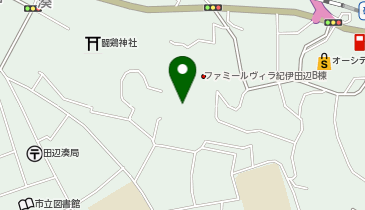 田辺市役所 教育研究所の地図画像