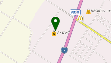 ブルースカイランドリーザ・ビッグ豊郷店の地図画像