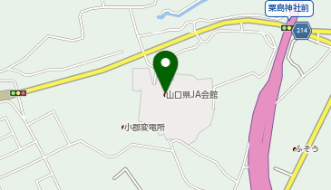 山口県農業協同組合戦略推進室の地図画像