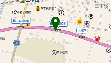 学進グループ三本松校の地図画像