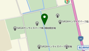SAGAサンライズパークの地図画像