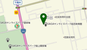 SAGAプラザの地図画像