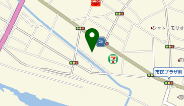 杵屋和楽器店の地図画像