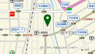 ヘルパーステーション城西の地図画像