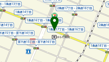 はらだ病院訪問看護ステーションの地図画像