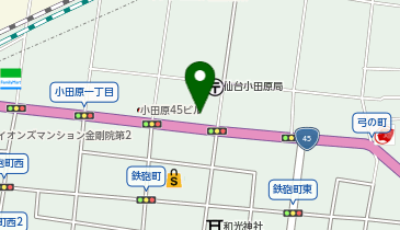 CO&rsquo;SBARBERSHOPの地図画像