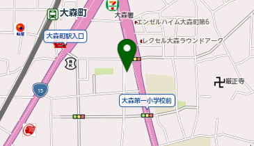 シノハラ理容室の地図画像