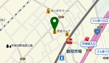 ツルハドラッグ 鶴見市場店の地図画像